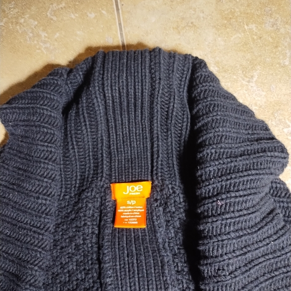 Joe Fresh Women's Chunky Knit Open Draped Waterfall Cardigan Size S/P - Picture 3 of 11